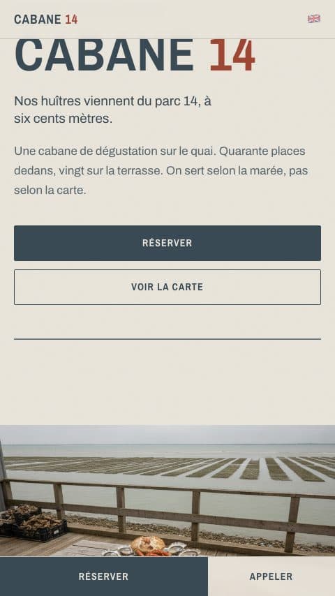 Le site de la Cabane 14