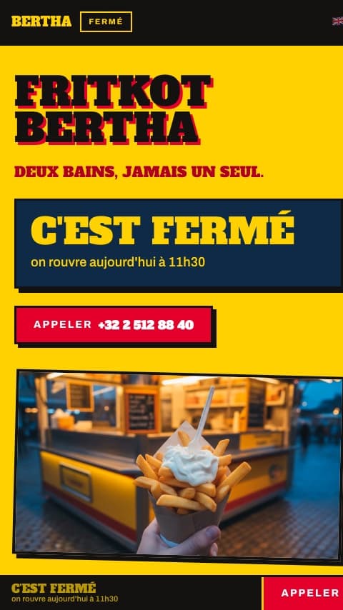 Le site du Fritkot Bertha