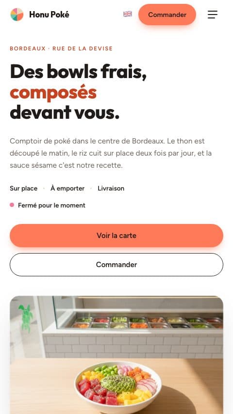 Le site de Honu Poké