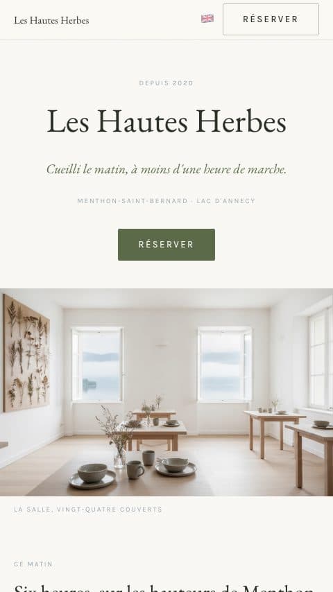 Le site des Hautes Herbes