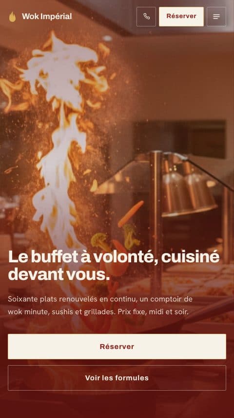 Le site du Wok Impérial